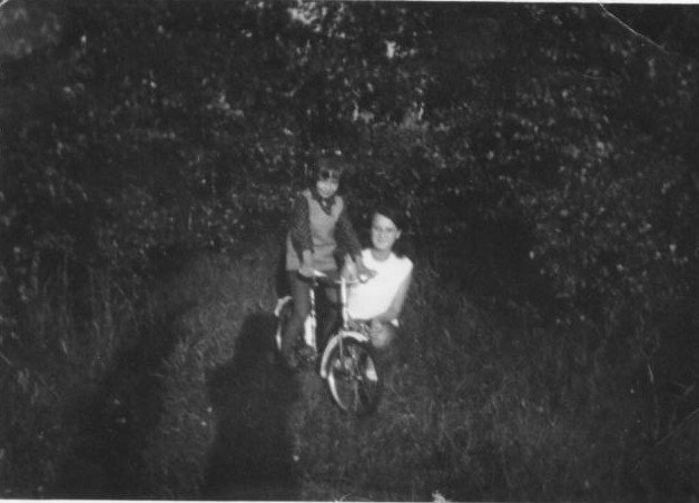 Brzozowy lasek koło leśniczówki w Kliniskach (około 1970r.)